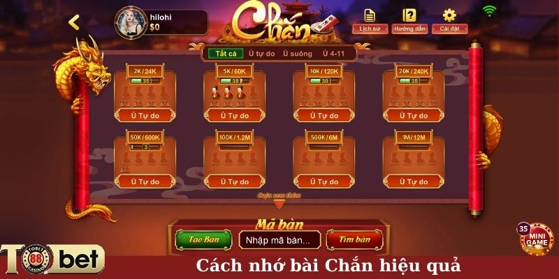 Cách nhớ bài Chắn hiệu quả