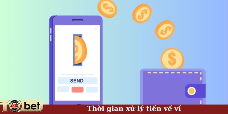 Thời gian xử lý tiền về ví